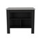 Tuhome Cala Kitchen Island, Four Legs, Three Shelves, Black/Ibiza Marble AWZ6538 - alternate 2
